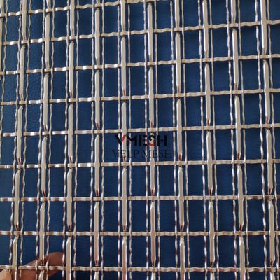 Gepersonaliseerde mooie plain weef decoratie scherm scheidingswand Architecturale metalen panelen