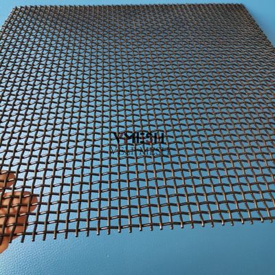 Gepersonaliseerde mooie plain weef decoratie scherm scheidingswand Architecturale metalen panelen