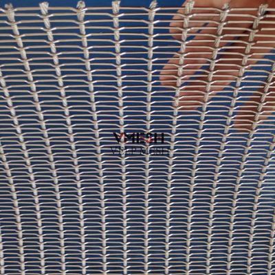 Aangepaste grootte roestvrijstalen kabel-staaf geweven gaas voor architectonische bouwdecoratie