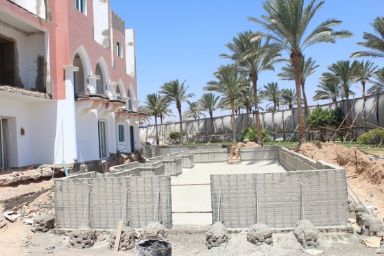 Gegalvaniseerde stalen cement gietvorming voor zwembaden