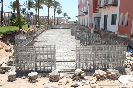 Gegalvaniseerd Hy-Rib betonnen bekistingssysteem voor eenvoudig cement storten