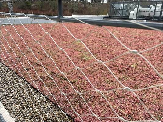 Traphek Beschermnet AISI 304/316 Roestvrijstalen Draadkabel met Zink