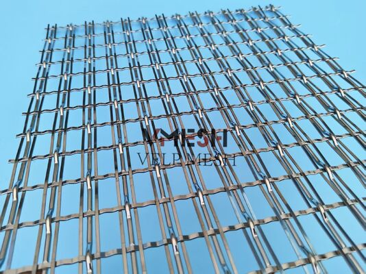 Roestvrij staal op maat gemaakt draadnet Plain Woven Metal Decorative Mesh