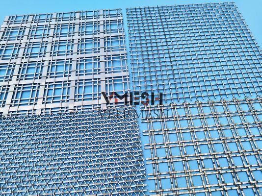 Antiek Messing Vlak roestvrij staal draad Decoratief Krimp Woven Wire Mesh Panels Grilles