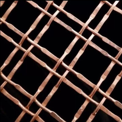 Decoratief roestvrijstalen bekleding metalen gevelpaneel geweven gaas