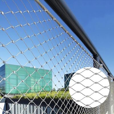 Persoonlijke grootte roestvrij staal touw netten dier enclosure vogelhuis dierentuin hek beschermt mesh