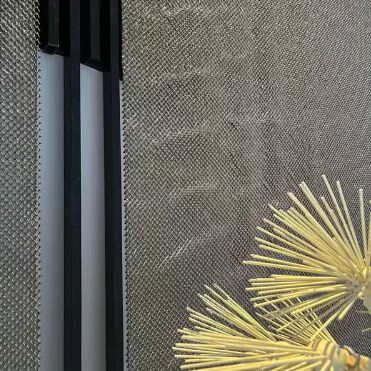 Aangepaste 6 * 6 mm gatgrootte waterval decoratie netto scheidingswand