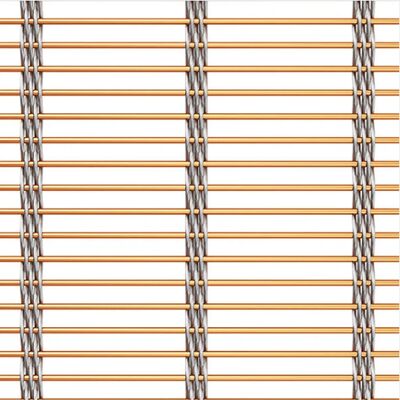 Hangend vouwscherm roestvrij staal geweven design gaasgordijn voor binnenschaduwgordijn