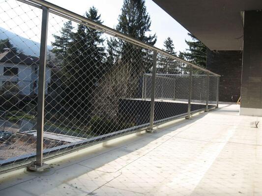 High Strength Anti Corrosion Flexible Stainless Steel Rope Mesh Cable Mesh for Balustrade