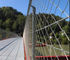 Staal 304 316 Roestvrije Kabel Mesh Flexible Bridge Protection Handrail