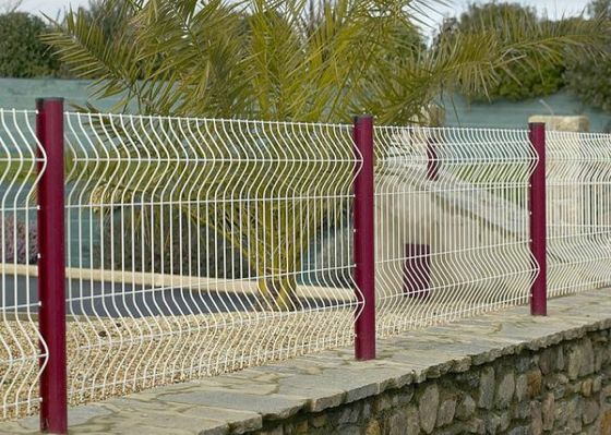 3D Gegalvaniseerd Gelast Gaashekwerk 50x100mm 3.0mm Poedergecoat