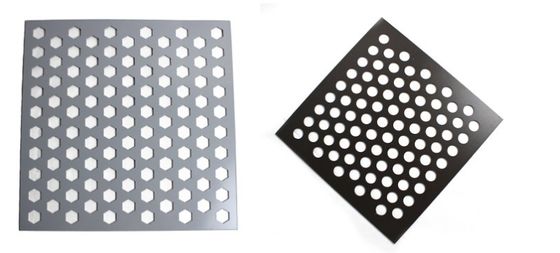 Aangepaste 2,03 mm geperforeerde metalen gaas voor luidsprekerroosters