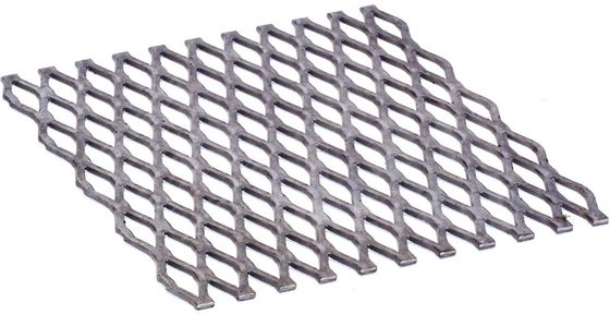 Industriële stalen uitgebreide maas Diamant uitgebreide stalen uitgerekte metalen rooster