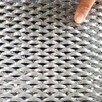 Industriële stalen uitgebreide maas Diamant uitgebreide stalen uitgerekte metalen rooster