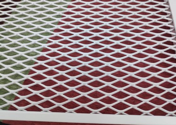 Goud Aluminium Uitgebreide Maasbekleding 3,5 mm 4,0 mm Met Frame