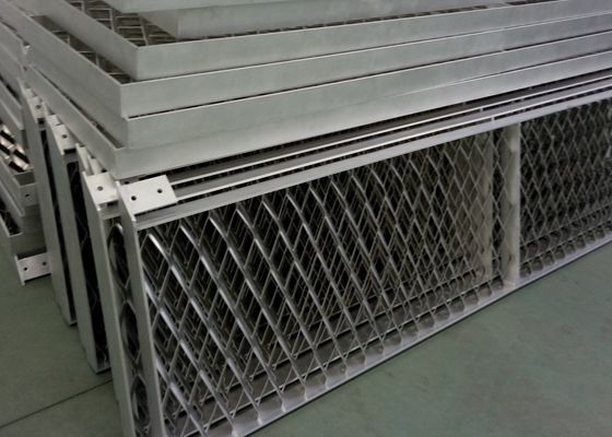 Aluminium uitgebreid metalen gaas voor architectonische decoratie 1x2m