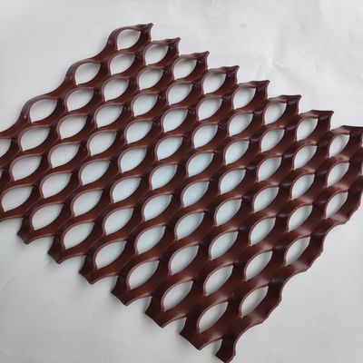 0.5 mm Dikte Aluminium Uitgebreid Metalen Draad Mesh Voor Muur Panel