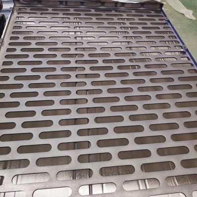 Aluminium met slotgat, geperforeerd metalen paneel voor decoratieve gevels