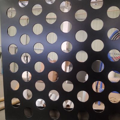 SS304 Aluminium geperforeerd metaalplaat 4x8 Ronde gat decoratief