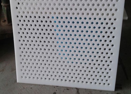 Voedselveilige PP HDPE Geperforeerde Kunststof Gaasplaten 0,5-3,5mm