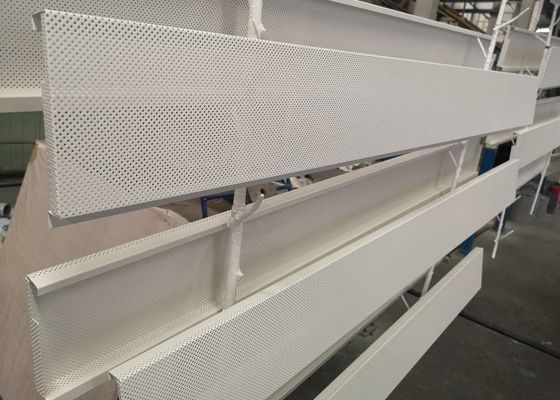 Op Maat Gemaakte Architectonische Geperforeerde Metalen Gevels Poedergecoat