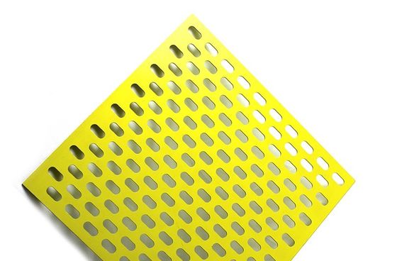 Aangepaste zeshoekige geperforeerde aluminium plaat voor filtratie