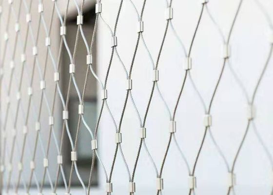 SS316 Kabelnet van roestvrij staal voor trappenrails 1-5 mm draad