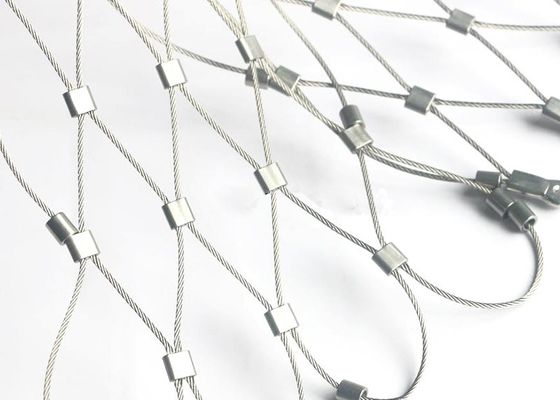 SS316 Kabelnet van roestvrij staal voor trappenrails 1-5 mm draad
