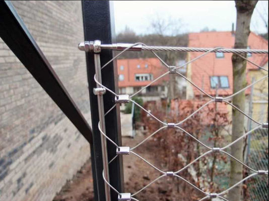 304 316 Roestvrij staal touwnet voor brugrailingen