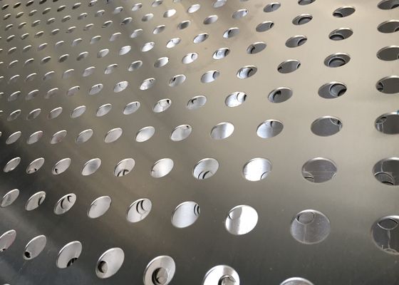 4 * 8ft roestvrij staal rechte ronde gat patroon geperforeerd plaat