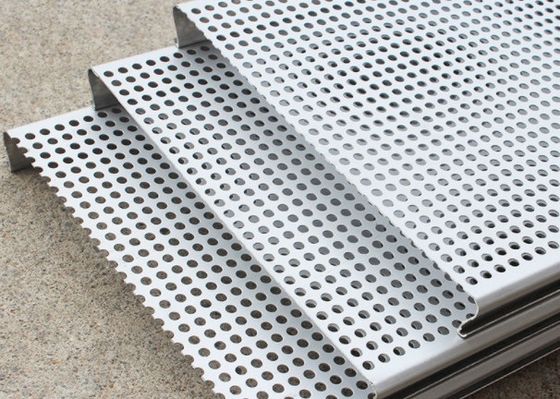 PVC-gecoate aluminium geperforeerde plafondtegels 3003H24