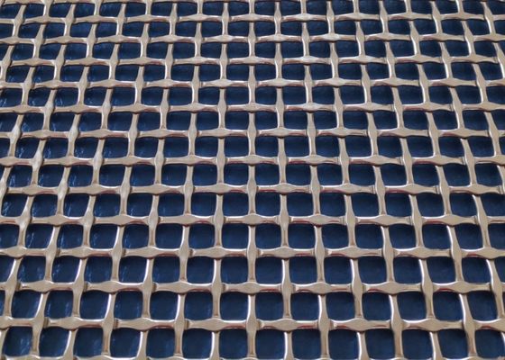 Roestvrij staal 304 slot gekrimp metalen gaas voor architectonische decoratie