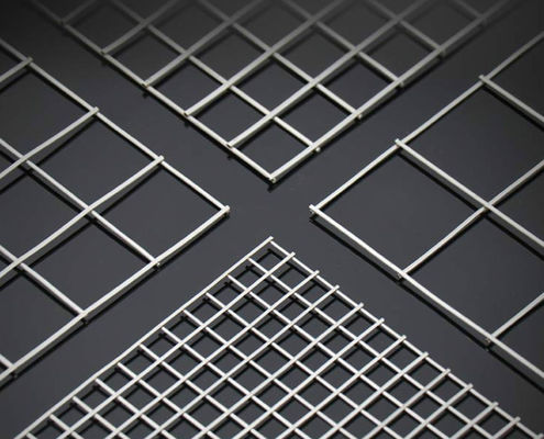 25x25mm Gegalvaniseerde Gelaste Gaaspanelen voor Decoratieve Omheining