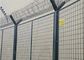 4.0mm de 4.5mm Gelaste Vierkante Post van Draadmesh fence with razor wire Y