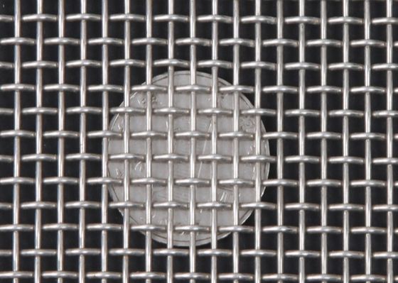 Decoratieve Gegalvaniseerde Slotgolfplaat Geweven Draad 1.0m30m Duidelijk Weefsel