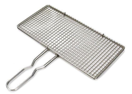 Roestvrijstalen 316 BBQ-grillmand voor het roosteren van vis