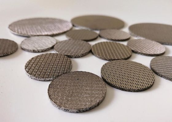 1 Micron Gesinterd Roestvrijstalen Filter 304 316L 0.5-200um Porie