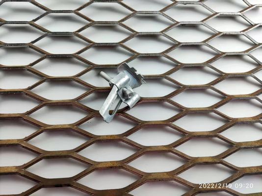 Gegalvaniseerd 1,36 kg Anti-slip Uitgezet Metalen Vloer voor Industriële Platforms
