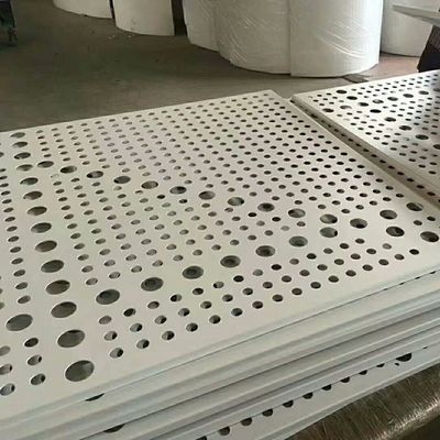 16 Gauge Geluiddichte Geperforeerde Metalen Plaat - Koolstofstaal, Gegalvaniseerd