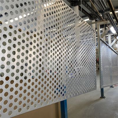 Gegalvaniseerd koolstofstaal geperforeerd metaalplaat 1000x2000 mm rond gat