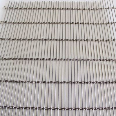 Buiten Decoratief Architecturaal Metaal Mesh Stainless Steel 316 Kabel Rod Fabrics