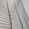 Ss 201 Geweven Decoratieve het Flexibele Metaalkabel Rod For Office Buildings van het Draadgordijn