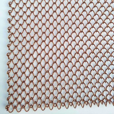 Architektonische draperies van aluminium mesh coil voor scheidingsgordijnen
