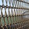 De decoratieve Riem van het Metaalmesh spiral weave wires conveyor van Ss304 Architecturale