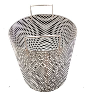 Perforate filterbuis van roestvrij staal met handvat van 30 mm tot 600 mm