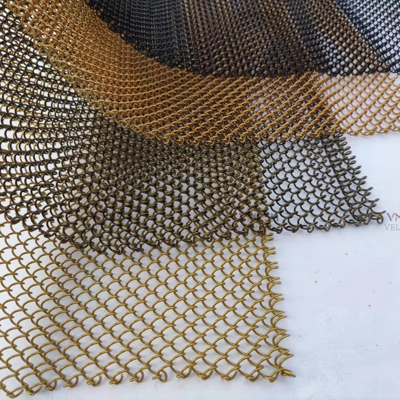 Architectonisch decoratief aluminium metalen douchegordijn voor hotle