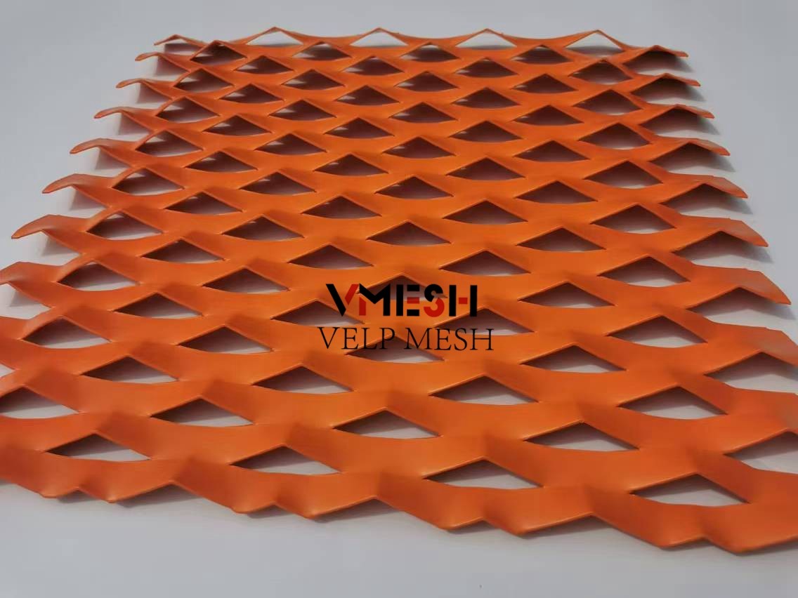 Architectural Metal Mesh Building Facades Ceiling Panel Aluminium Metalen uitgebreide mesh