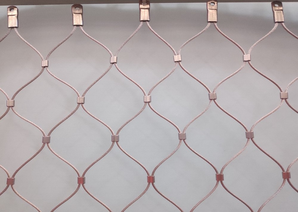 Flexibele AISI 304 die Architecturaal Netwerk 40*40mm 50*50mm van de Draadkabel openen