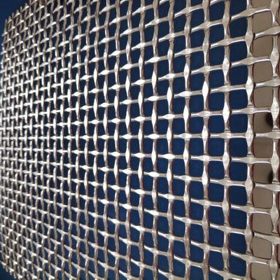 Plooide het kader Antieke Messing Geweven Draad Mesh Decorative Metal For Architecture
