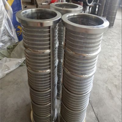 Johnson Mesh 300mm de Schermenfilter 304 van de Wigdraad Roestvrij staal Met hoge weerstand
